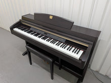 Load image into Gallery viewer, Yamaha Clavinova CLP-240 Digital Piano and stool in dark rosewood stock nr 26236
