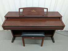 Load image into Gallery viewer, Yamaha Clavinova CLP-860 Digital Piano and stool in mahogany stock # 26231
