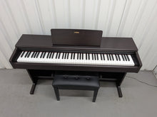 Load image into Gallery viewer, Yamaha Arius YDP-144 digital piano and stool in dark rosewood finish stock #26239
