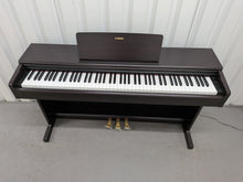 Load image into Gallery viewer, Yamaha Arius YDP-144 digital piano and stool in dark rosewood finish stock #26239
