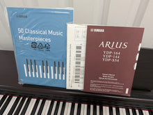 Load image into Gallery viewer, Yamaha Arius YDP-144 digital piano and stool in dark rosewood finish stock #26239
