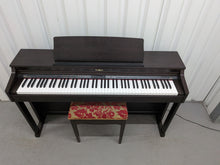 Load image into Gallery viewer, Roland HP203 digital piano and stool in dark rosewood finish stock number 26213
