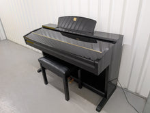 Load image into Gallery viewer, Yamaha Clavinova CVP-403 Polished black ebony Digital Piano arranger stock #26144
