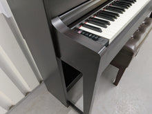 Load image into Gallery viewer, Yamaha Clavinova CLP-575 digital piano and stool in dark rosewood finish stock #26240
