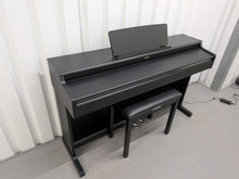 Load image into Gallery viewer, Yamaha Arius YDP-165 digital piano and stool in satin black stock #26243
