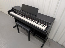 Load image into Gallery viewer, Yamaha Arius YDP-165 digital piano and stool in satin black stock #26243
