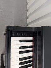 Load image into Gallery viewer, Yamaha Arius YDP-165 digital piano and stool in satin black stock #26243
