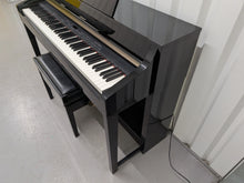 Load image into Gallery viewer, YAMAHA CLAVINOVA CLP-370PE DIGITAL PIANO AND STOOL IN GLOSSY BLACK stock nr 26245
