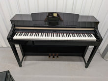 Load image into Gallery viewer, YAMAHA CLAVINOVA CLP-370PE DIGITAL PIANO AND STOOL IN GLOSSY BLACK stock nr 26245
