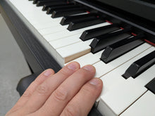 Load image into Gallery viewer, Yamaha Clavinova CLP-645 in satin black finish + stool stock nr 26241
