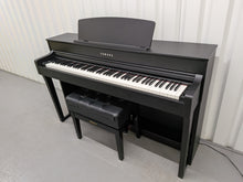 Load image into Gallery viewer, Yamaha Clavinova CLP-645 in satin black finish + stool stock nr 26241
