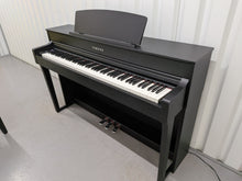 Load image into Gallery viewer, Yamaha Clavinova CLP-645 in satin black finish + stool stock nr 26241
