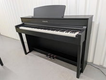 Load image into Gallery viewer, Yamaha Clavinova CLP-645 in satin black finish + stool stock nr 26241

