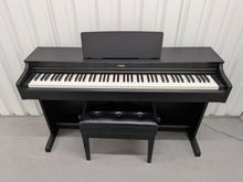Load image into Gallery viewer, Yamaha Arius YDP-163 Digital Piano and stool in satin black clavinova keyboard stock # 26248
