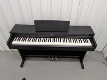 Load image into Gallery viewer, Yamaha Arius YDP-163 Digital Piano and stool in satin black clavinova keyboard stock # 26248

