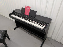 Load image into Gallery viewer, Yamaha Arius YDP-163 Digital Piano and stool in satin black clavinova keyboard stock # 26248
