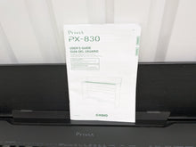 Load image into Gallery viewer, Casio Privia PX-830 slimline Compact Digital Piano satin black stock #26249
