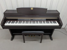 Load image into Gallery viewer, Yamaha Clavinova CLP-240 Digital Piano and stool in dark rosewood stock nr 26246
