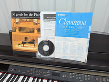 Load image into Gallery viewer, Yamaha Clavinova CLP-240 Digital Piano and stool in dark rosewood stock nr 26246
