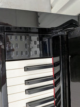 Load image into Gallery viewer, Yamaha Clavinova CLP-585 digital piano and stool in glossy black  stock #26255
