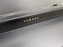 Load image into Gallery viewer, Yamaha Clavinova CLP-470 in satin black with wooden keys action + stool stock no 26256
