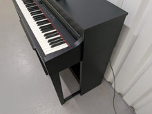 Load image into Gallery viewer, Yamaha Clavinova CLP-470 in satin black with wooden keys action + stool stock no 26256
