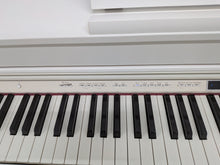Load image into Gallery viewer, Roland HP603 digital piano and stool in satin white finish stock #26262
