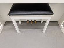 Load image into Gallery viewer, Roland HP603 digital piano and stool in satin white finish stock #26262
