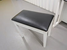 Load image into Gallery viewer, Roland HP603 digital piano and stool in satin white finish stock #26262
