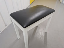 Load image into Gallery viewer, Roland HP603 digital piano and stool in satin white finish stock #26262
