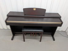 Load image into Gallery viewer, Yamaha Clavinova CLP-220 digital piano and stool in rosewood stock #26260
