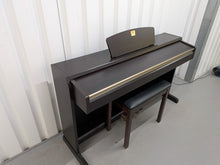 Load image into Gallery viewer, Yamaha Clavinova CLP-220 digital piano and stool in rosewood stock #26260
