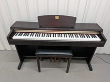 Load image into Gallery viewer, Yamaha Clavinova CLP-220 digital piano and stool in rosewood stock #26260

