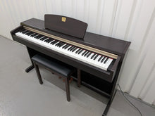 Load image into Gallery viewer, Yamaha Clavinova CLP-220 digital piano and stool in rosewood stock #26260
