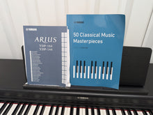 Load image into Gallery viewer, Yamaha Arius YDP-164 Digital Piano satin black, clavinova keyboard stock # 26271
