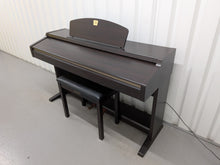 Load image into Gallery viewer, Yamaha Clavinova CLP-920 digital piano and stool in dark rosewood finish stock # 26277
