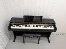 Load image into Gallery viewer, Yamaha Arius YDP-162 Digital Piano and stool in glossy black, clavinova keyboard stock #26294

