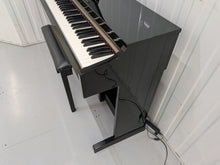 Load image into Gallery viewer, Yamaha Arius YDP-162 Digital Piano and stool in glossy black, clavinova keyboard stock #26294
