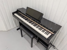 Load image into Gallery viewer, Yamaha Arius YDP-162 Digital Piano and stool in glossy black, clavinova keyboard stock #26294
