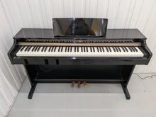 Load image into Gallery viewer, Yamaha Arius YDP-162 Digital Piano and stool in glossy black, clavinova keyboard stock #26294
