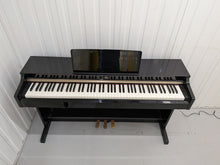 Load image into Gallery viewer, Yamaha Arius YDP-162 Digital Piano and stool in glossy black, clavinova keyboard stock #26294
