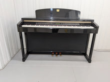 Load image into Gallery viewer, Yamaha Clavinova CLP-170PE Digital Piano glossy black polished ebony stock #26282

