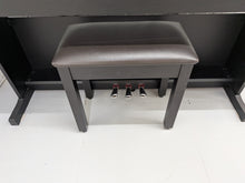 Load image into Gallery viewer, Yamaha Arius YDP-144 digital piano and stool in satin black stock #26303
