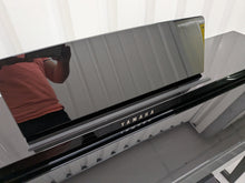 Load image into Gallery viewer, Yamaha Clavinova CLP-525PE digital piano and stool in glossy black ebony stock # 26298

