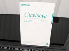 Load image into Gallery viewer, Yamaha Clavinova CLP-525PE digital piano and stool in glossy black ebony stock # 26298
