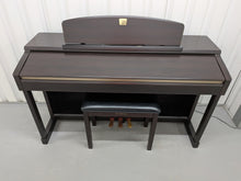 Load image into Gallery viewer, Yamaha Clavinova CLP-150 digital piano and stool in rosewood stock #26302
