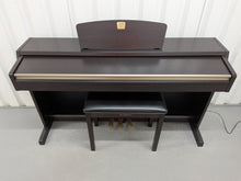 Load image into Gallery viewer, Yamaha Clavinova CLP-220 digital piano and stool in rosewood stock #26291
