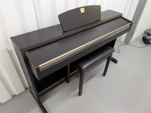 Load image into Gallery viewer, Yamaha Clavinova CLP-220 digital piano and stool in rosewood stock #26291

