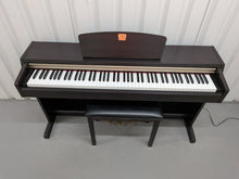 Load image into Gallery viewer, Yamaha Clavinova CLP-220 digital piano and stool in rosewood stock #26291
