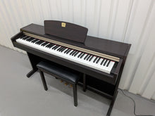 Load image into Gallery viewer, Yamaha Clavinova CLP-220 digital piano and stool in rosewood stock #26291
